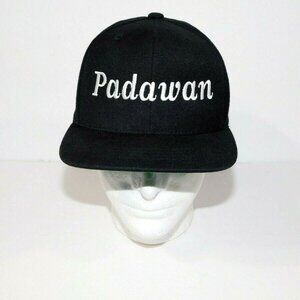 Star Wars PADAWAN Youth Snapback black white baseball hat cap Lids Wool Blend
